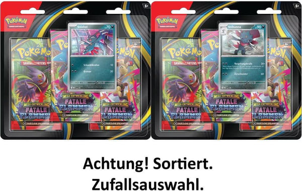 1x Mega Phantasmal flames 3 Booster Packs - ENGLISH