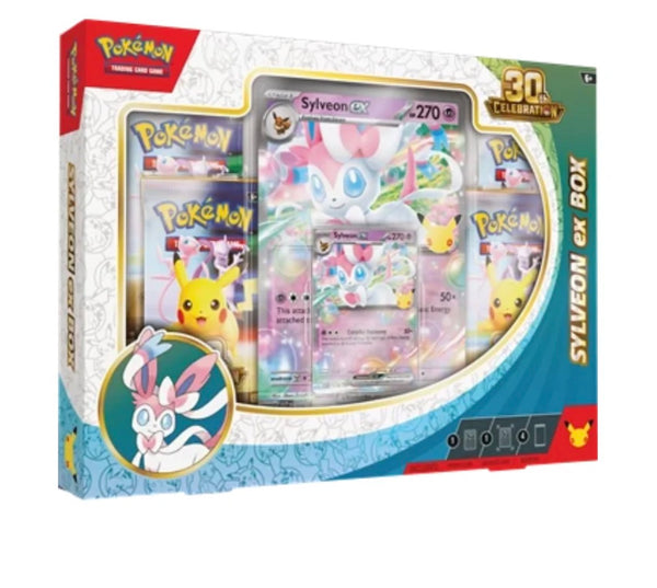 Pokémon 30th Celebration Sylveon ex Box - ENGLISH