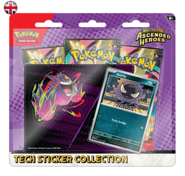 Pokémon Ascended Heroes ME2.5 Castly Tech Sticker Collection EN