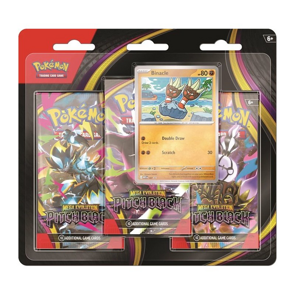 Pre-order Pokemon Mega Evolution Pitch Black tripack - English