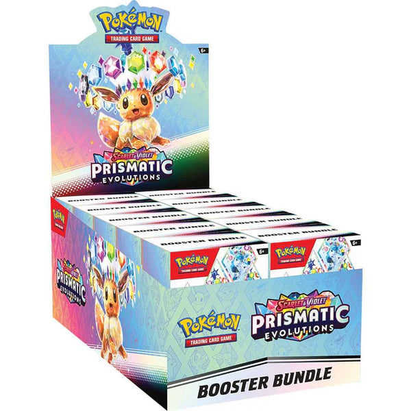 Prismatic Evolutions Booster Bundle display UN-SEALED -ENGLISH