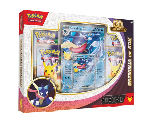 Pre-order 1x Pokémon 30th Celebration Greninja ex Box - ENGLISH