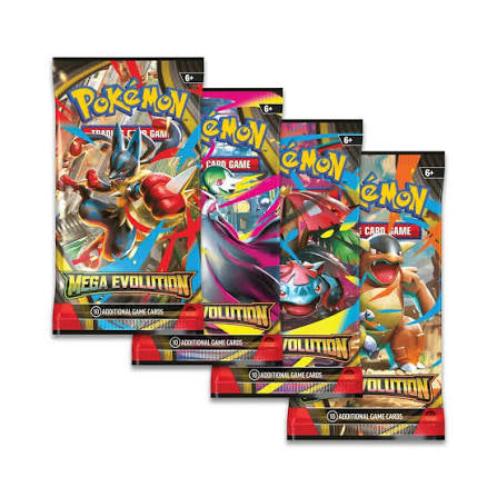 Pokémon Mega Evolutions Booster sleeved ME01- English
