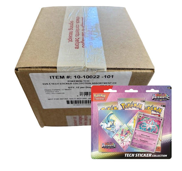 Prismatic Evolutions Tech Sticker Collection Case