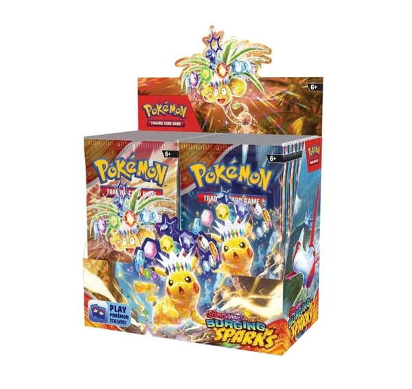 Surging Sparks Booster Box display sealed - ENGLISH