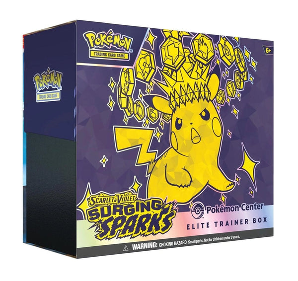 Surging Sparks Pokemon Center Elite Trainer Box (Exclusive)